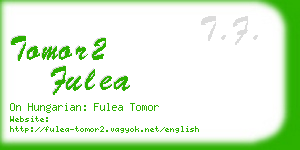 tomor2 fulea business card